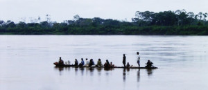 Amazonas mit Boot